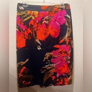 Trina Turk Floral Pencil Skirt 4 – Fall Wedding Cocktail Holiday Party